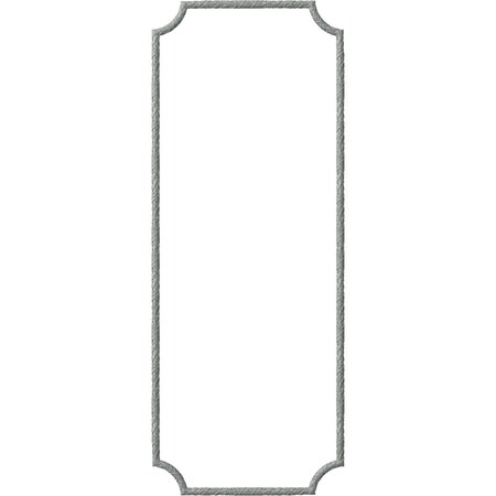 Ekena Millwork 28-in. W x 72-in. H Dublin Panel Moulding Kit Single Panel PMLKDU28X72A